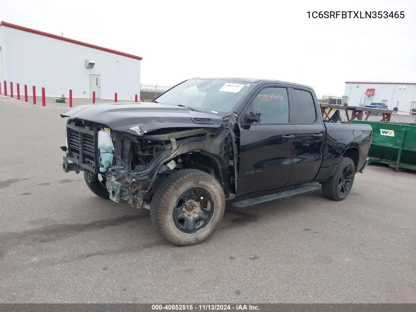 2020 Ram 1500 Big Horn 4X4 6'4 Box VIN: 1C6SRFBTXLN353465 Lot: 40852515