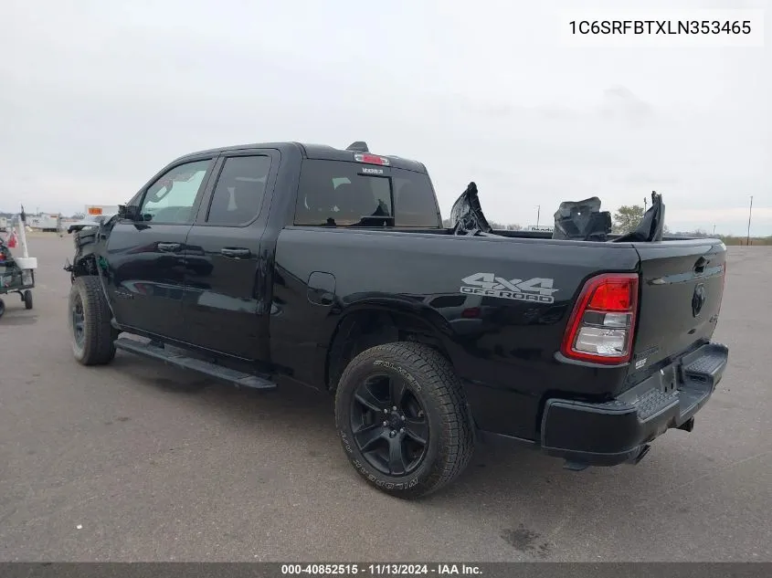 2020 Ram 1500 Big Horn 4X4 6'4 Box VIN: 1C6SRFBTXLN353465 Lot: 40852515