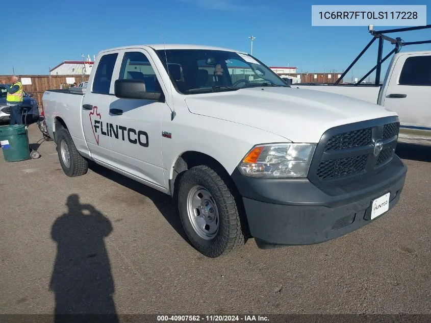 2020 Ram 1500 Classic Tradesman 4X4 6'4 Box VIN: 1C6RR7FT0LS117228 Lot: 40907562