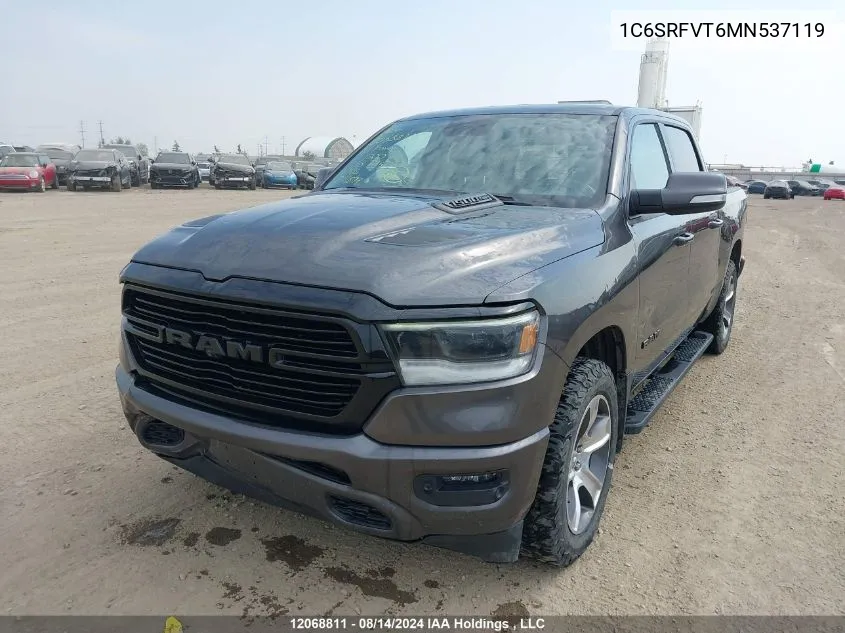 1C6SRFVT6MN537119 2021 Ram 1500 Sport