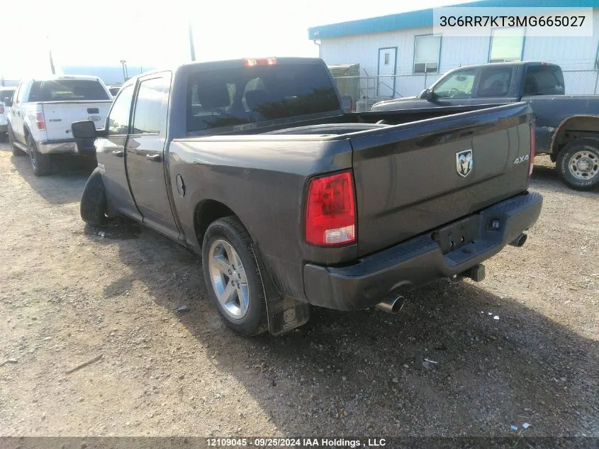 2021 Ram 1500 Classic Tradesman VIN: 3C6RR7KT3MG665027 Lot: 12109045