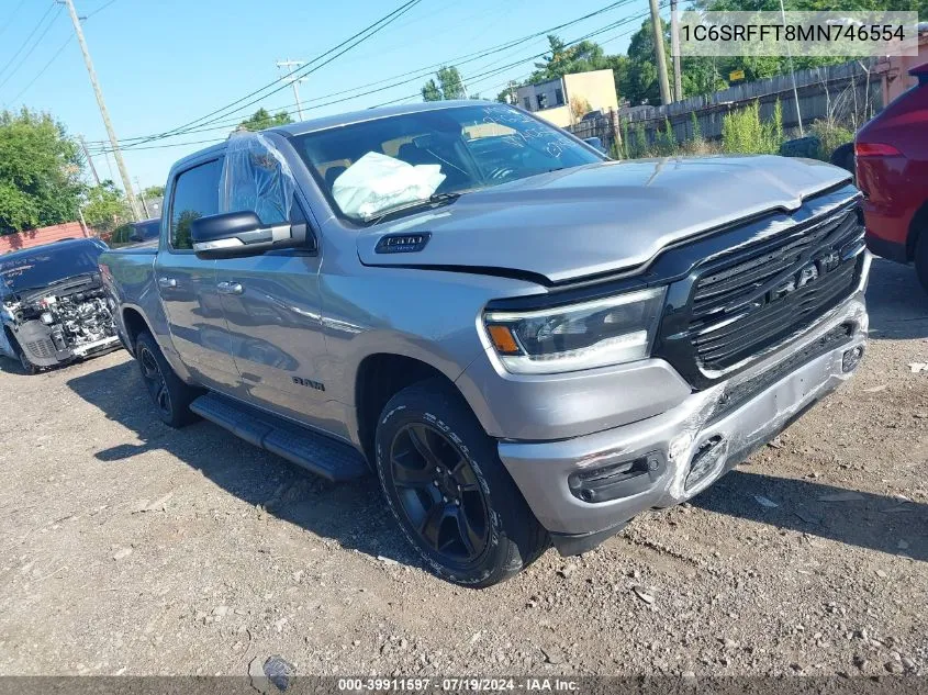 2021 Ram 1500 Big Horn/Lone Star VIN: 1C6SRFFT8MN746554 Lot: 39911597