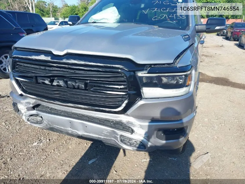 2021 Ram 1500 Big Horn/Lone Star VIN: 1C6SRFFT8MN746554 Lot: 39911597