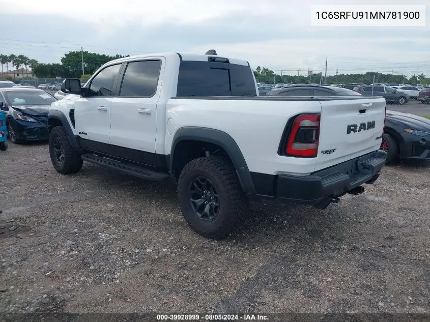 1C6SRFU91MN781900 2021 Ram 1500 Trx 4X4 5'7 Box