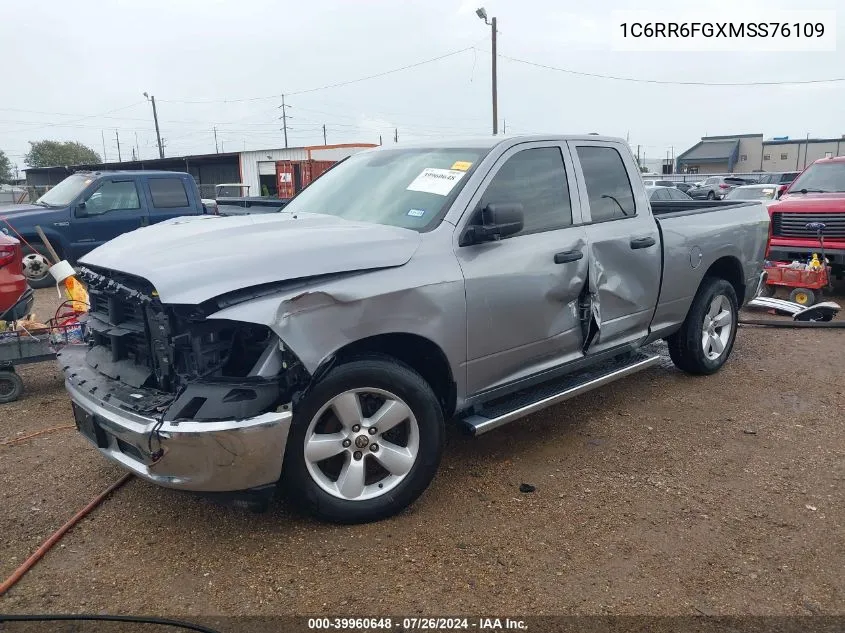 2021 Ram 1500 Classic Tradesman VIN: 1C6RR6FGXMS576149 Lot: 39960648