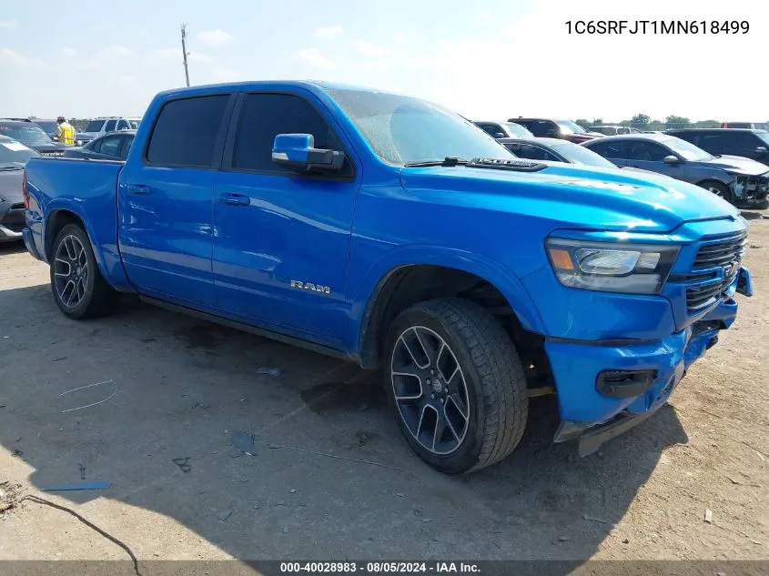 1C6SRFJT1MN618499 2021 Ram 1500 Laramie 4X4 5'7 Box