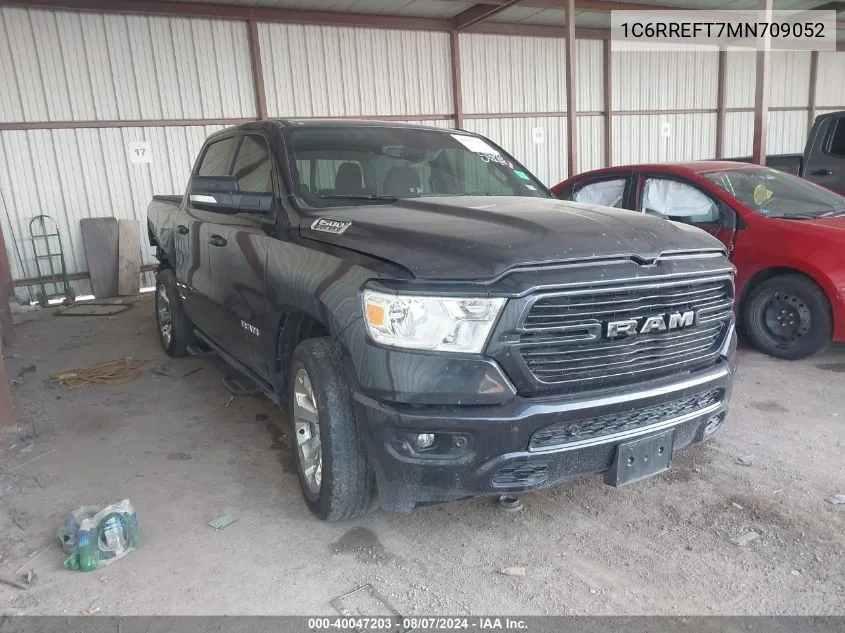 2021 Ram 1500 Lone Star 4X2 5'7 Box VIN: 1C6RREFT7MN709052 Lot: 40047203