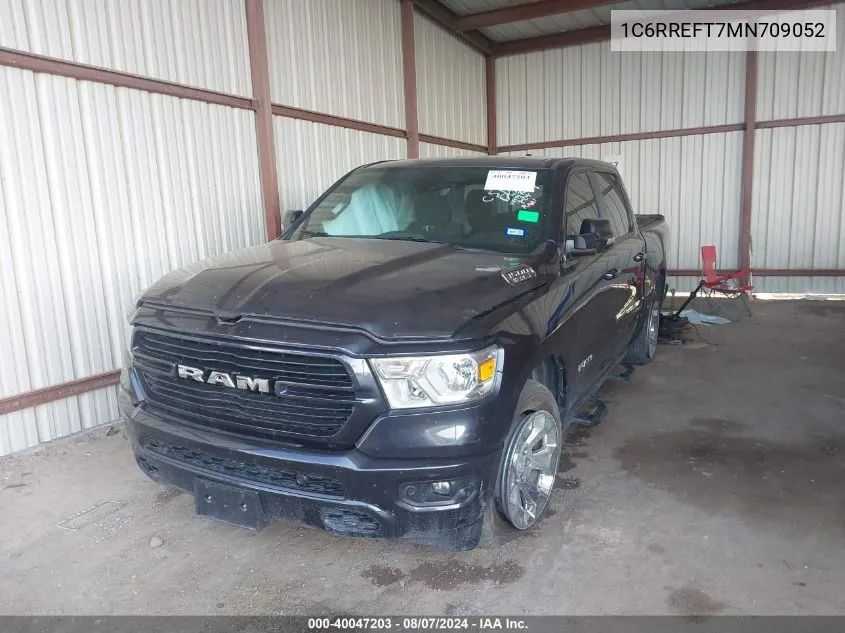 2021 Ram 1500 Lone Star 4X2 5'7 Box VIN: 1C6RREFT7MN709052 Lot: 40047203