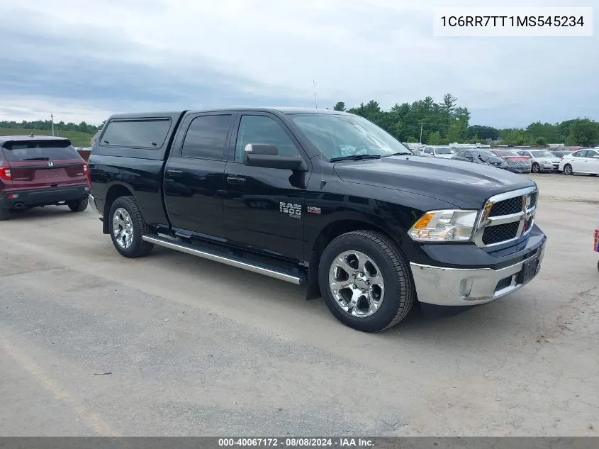 2021 Ram 1500 Classic Slt 4X4 6'4 Box VIN: 1C6RR7TT1MS545234 Lot: 40067172