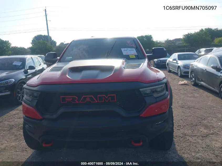 2021 Ram 1500 VIN: 1C6SRFU90MN705097 Lot: 40071685