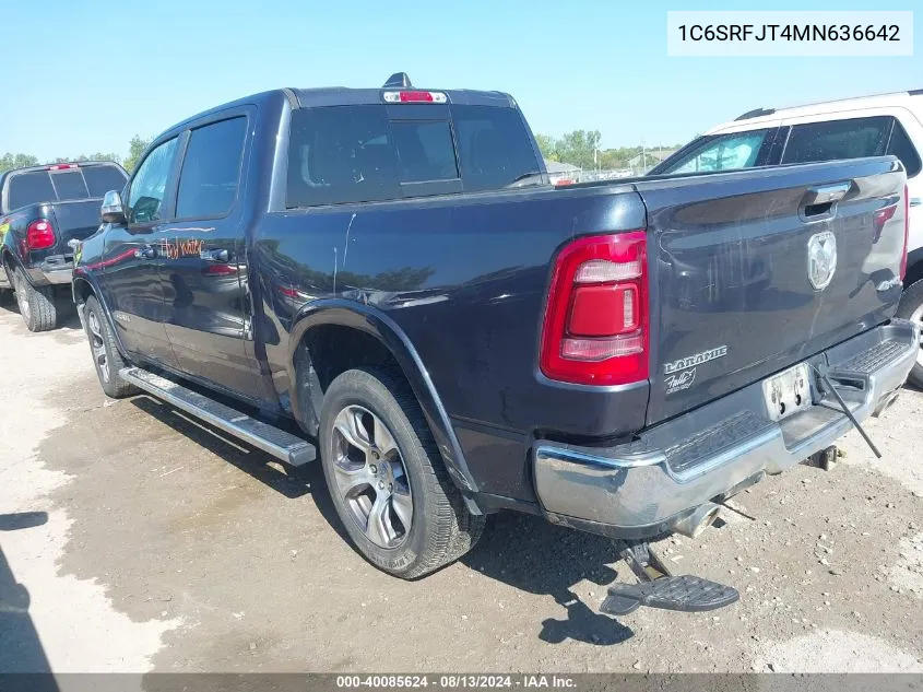 1C6SRFJT4MN636642 2021 Ram 1500 Laramie 4X4 5'7 Box