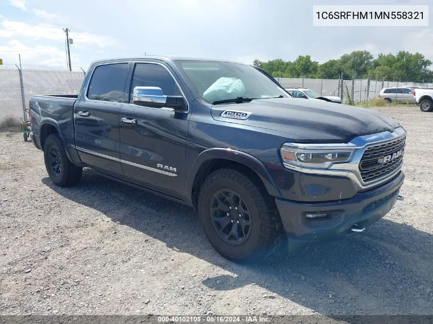 2021 Ram 1500 Limited 4X4 5'7 Box VIN: 1C6SRFHM1MN558321 Lot: 40102105