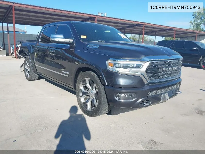 2021 Ram 1500 Limited 4X2 5'7 Box VIN: 1C6RREHT9MN750943 Lot: 40104206