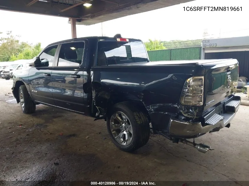 2021 Ram 1500 VIN: 1C6SRFFT2MN819661 Lot: 40128986