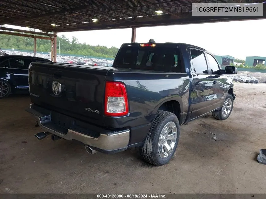 2021 Ram 1500 VIN: 1C6SRFFT2MN819661 Lot: 40128986