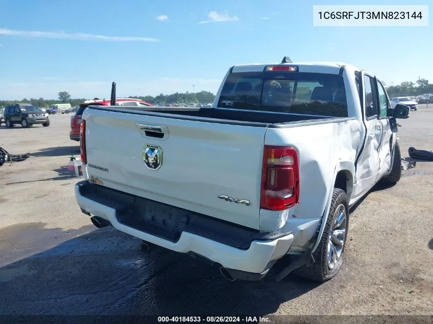 1C6SRFJT3MN823144 2021 Ram 1500 Laramie 4X4 5'7 Box