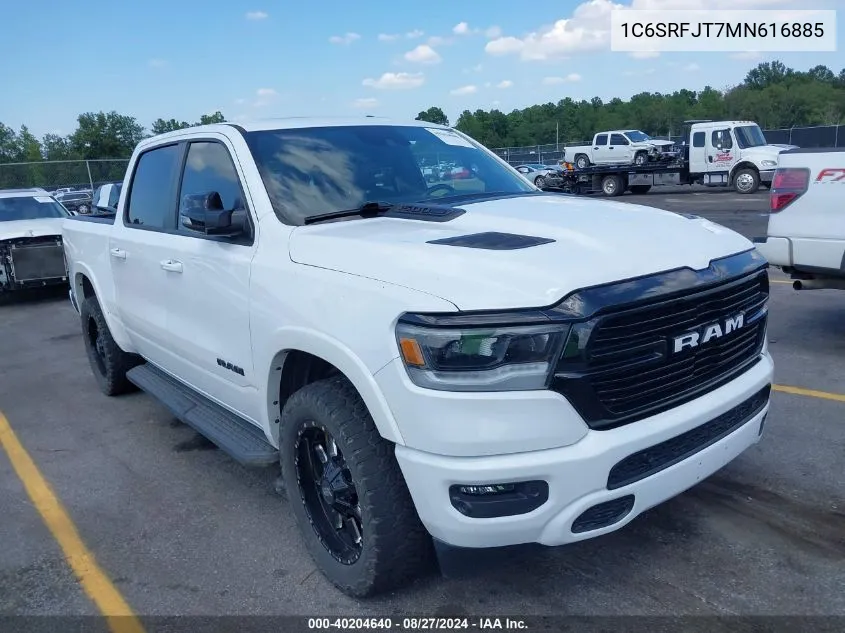 1C6SRFJT7MN616885 2021 Ram 1500 Laramie 4X4 5'7 Box