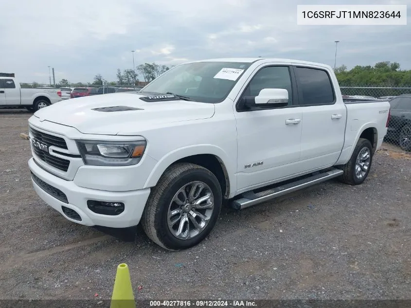 2021 Ram 1500 Laramie 4X4 5'7 Box VIN: 1C6SRFJT1MN823644 Lot: 40277816