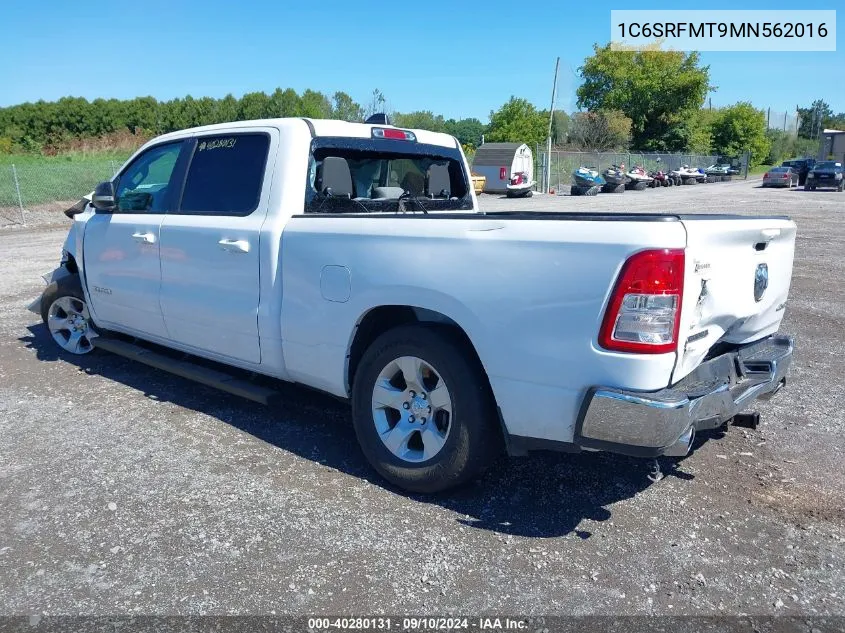 1C6SRFMT9MN562016 2021 Ram 1500 Big Horn 4X4 6'4 Box