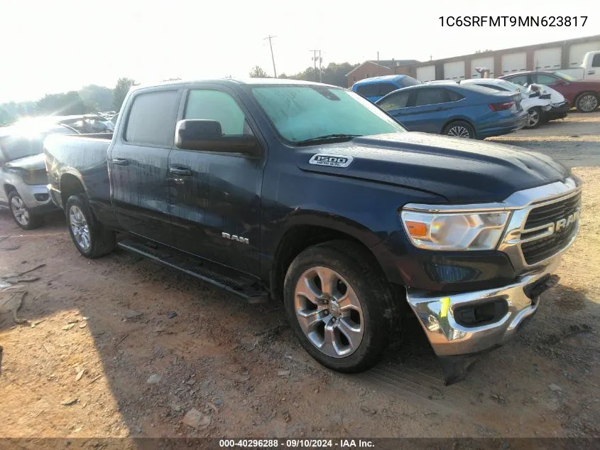 2021 Ram 1500 Big Horn/Lone Star VIN: 1C6SRFMT9MN623817 Lot: 40296288