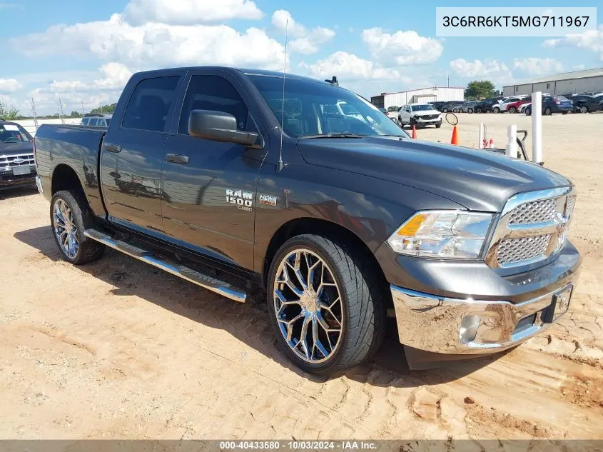 2021 Ram 1500 Classic Tradesman 4X2 5'7 Box VIN: 3C6RR6KT5MG711967 Lot: 40433580