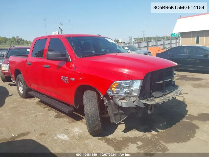 2021 Ram 1500 Classic Tradesman 4X2 5'7 Box VIN: 3C6RR6KT5MG614154 Lot: 40481150