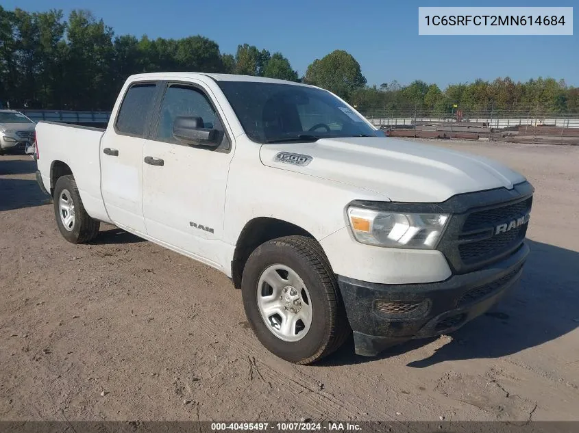 2021 Ram 1500 Tradesman VIN: 1C6SRFCT2MN614684 Lot: 40495497