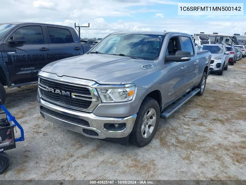 2021 Ram 1500 Big Horn/Lone Star VIN: 1C6SRFMT1MN500142 Lot: 40525167