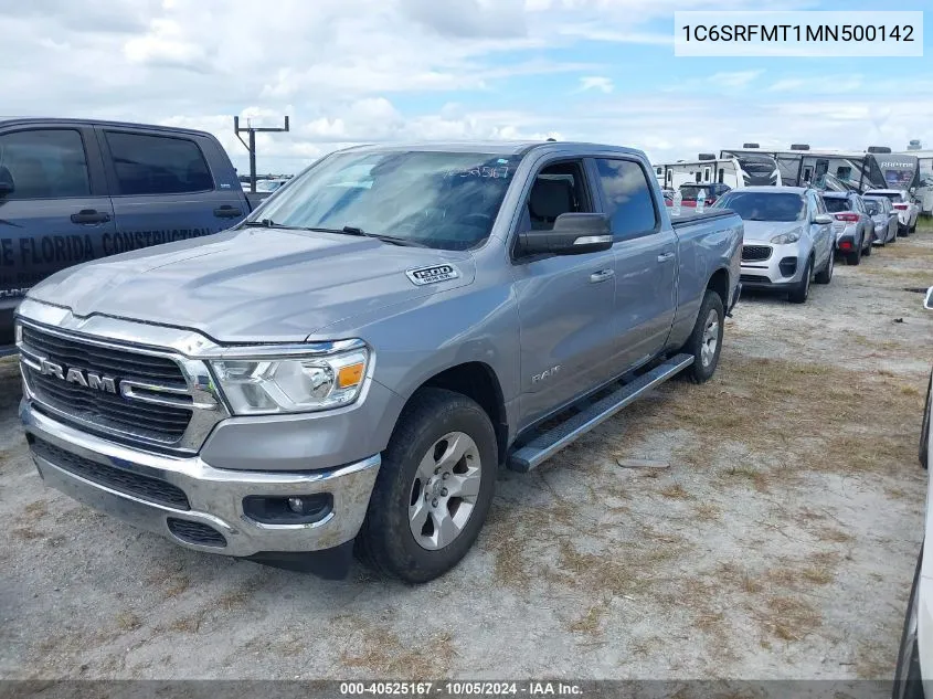 2021 Ram 1500 Big Horn/Lone Star VIN: 1C6SRFMT1MN500142 Lot: 40525167