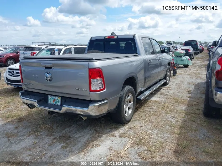 2021 Ram 1500 Big Horn/Lone Star VIN: 1C6SRFMT1MN500142 Lot: 40525167