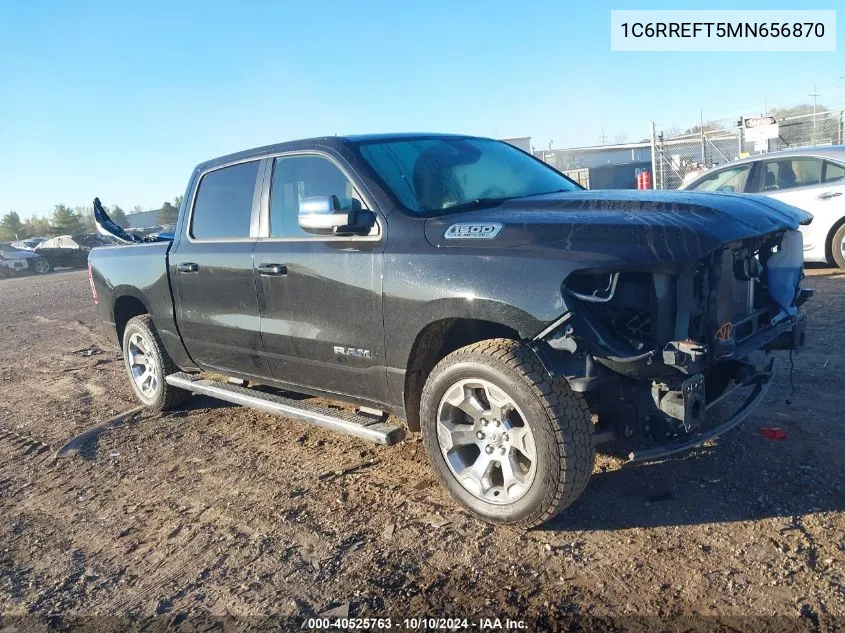 2021 Ram 1500 Big Horn VIN: 1C6RREFT5MN656870 Lot: 40525763