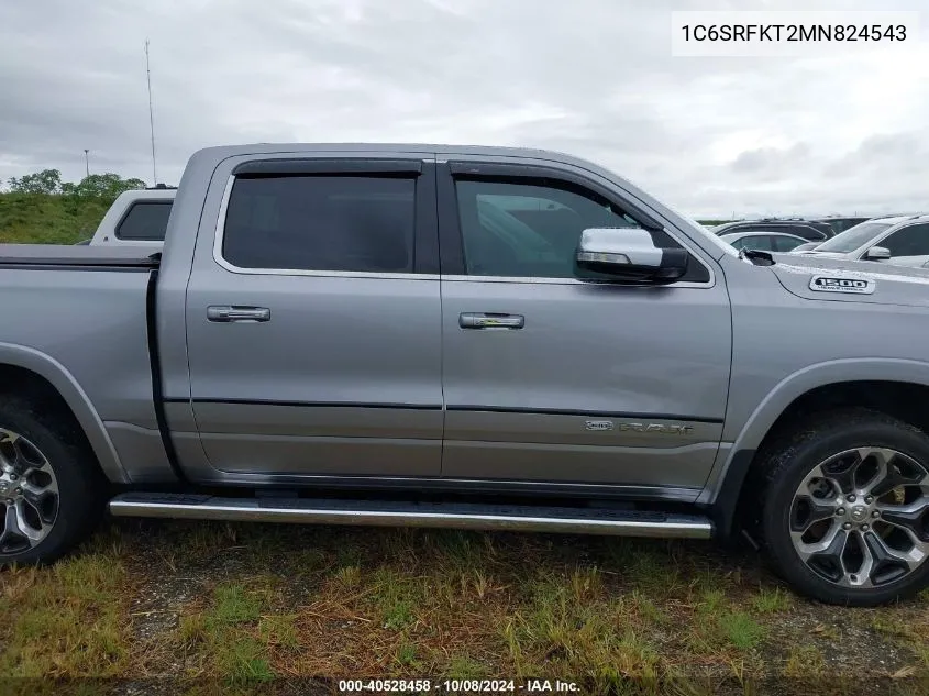 2021 Ram 1500 Limited Longhorn 4X4 5'7 Box VIN: 1C6SRFKT2MN824543 Lot: 40528458