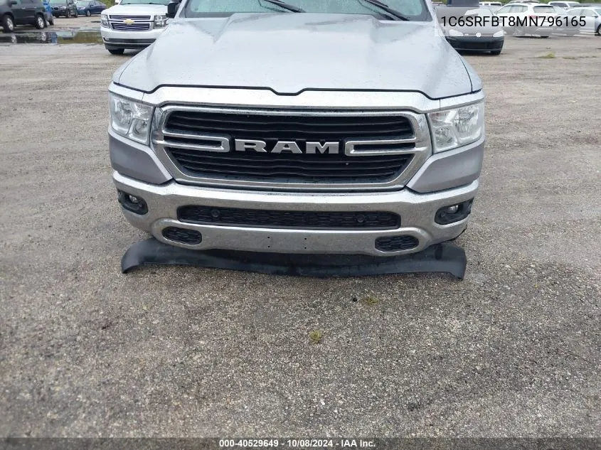 2021 Ram 1500 Big Horn/Lone Star VIN: 1C6SRFBT8MN796165 Lot: 40529649