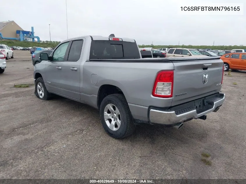 2021 Ram 1500 Big Horn/Lone Star VIN: 1C6SRFBT8MN796165 Lot: 40529649