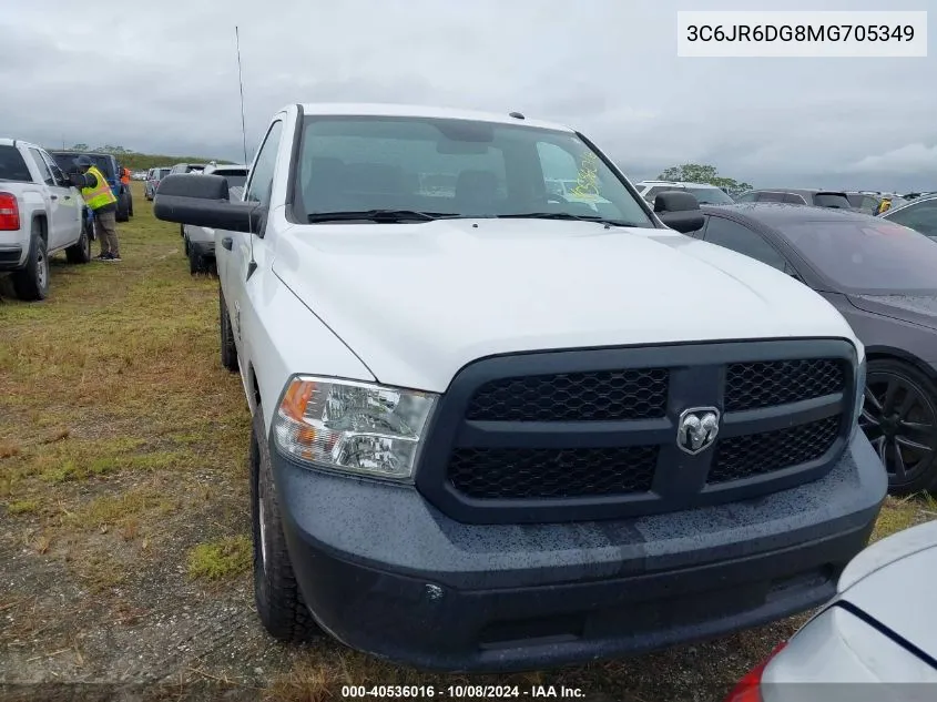 2021 Ram 1500 Classic Tradesman VIN: 3C6JR6DG8MG705349 Lot: 40536016