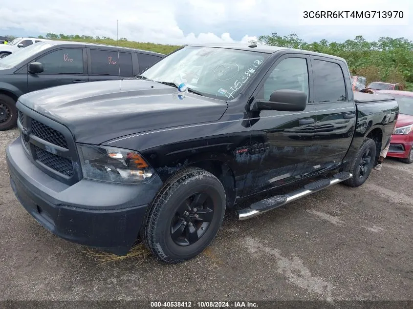 2021 Ram 1500 Classic Tradesman 4X2 5'7 Box VIN: 3C6RR6KT4MG713970 Lot: 40538412