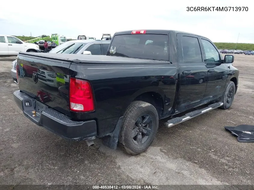 2021 Ram 1500 Classic Tradesman 4X2 5'7 Box VIN: 3C6RR6KT4MG713970 Lot: 40538412