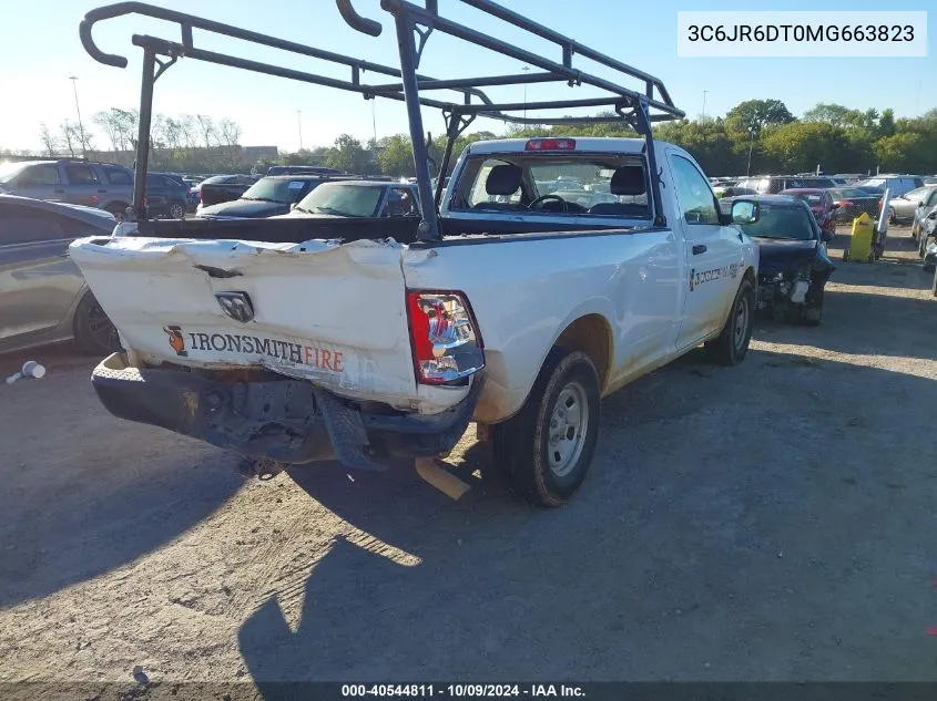 2021 Ram 1500 Classic Tradesman VIN: 3C6JR6DT0MG663823 Lot: 40544811