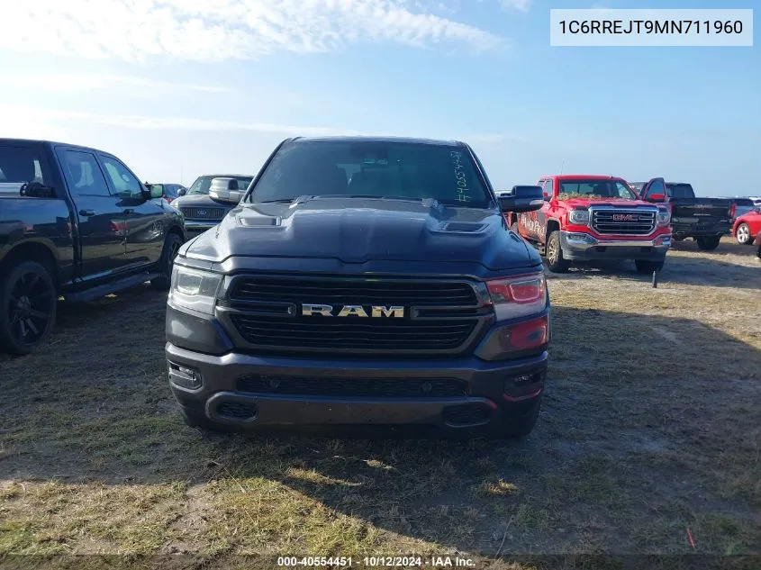 2021 Ram 1500 Laramie 4X2 5'7 Box VIN: 1C6RREJT9MN711960 Lot: 40554451