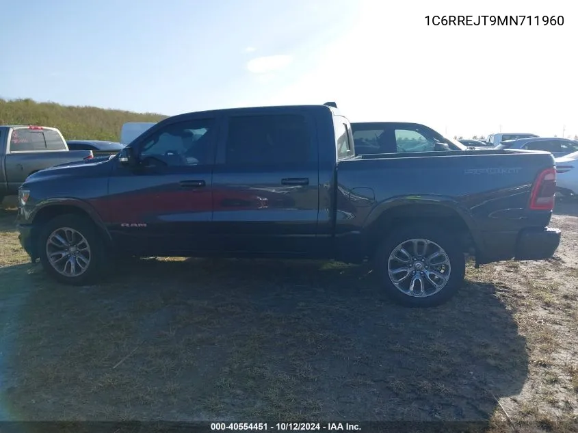 2021 Ram 1500 Laramie 4X2 5'7 Box VIN: 1C6RREJT9MN711960 Lot: 40554451