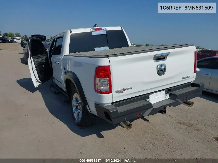 2021 Ram 1500 Lone Star 4X2 5'7 Box VIN: 1C6RREFT8MN631509 Lot: 40559247