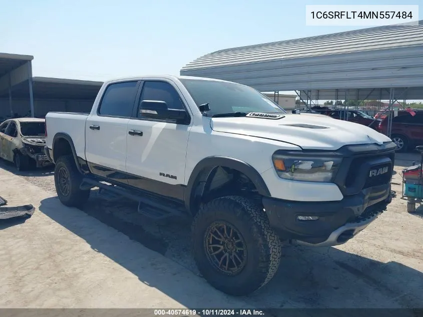 2021 Ram 1500 Rebel 4X4 5'7 Box VIN: 1C6SRFLT4MN557484 Lot: 40574619