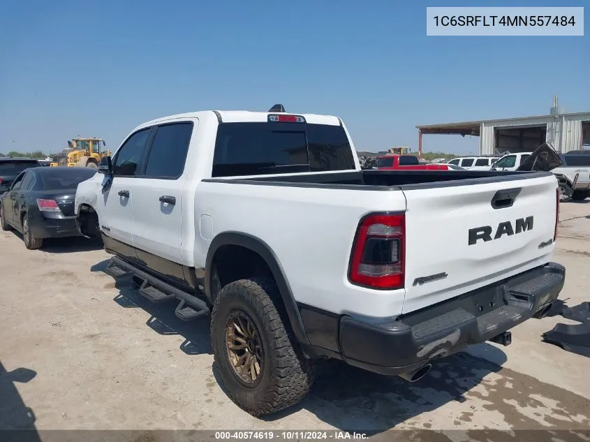 2021 Ram 1500 Rebel 4X4 5'7 Box VIN: 1C6SRFLT4MN557484 Lot: 40574619