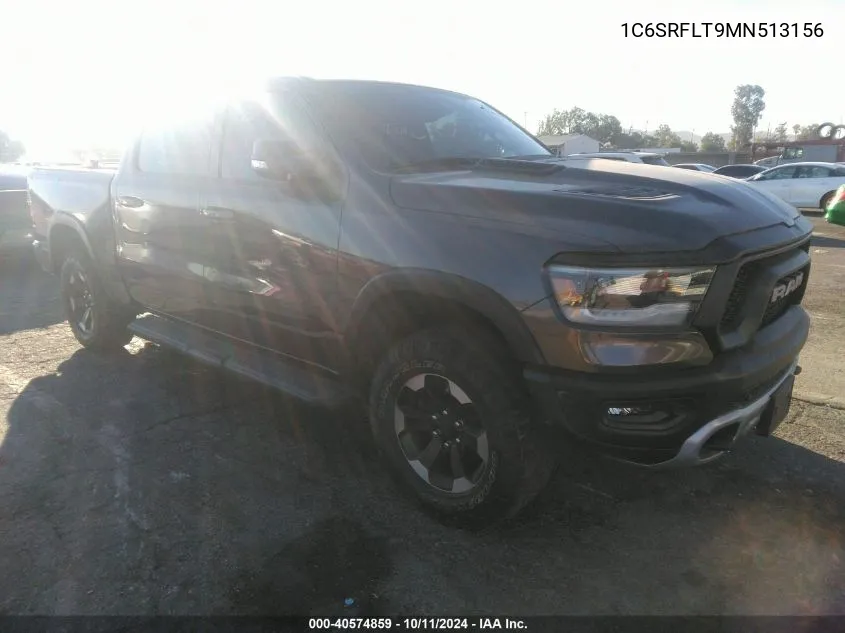 2021 Ram 1500 Rebel 4X4 5'7 Box VIN: 1C6SRFLT9MN513156 Lot: 40574859