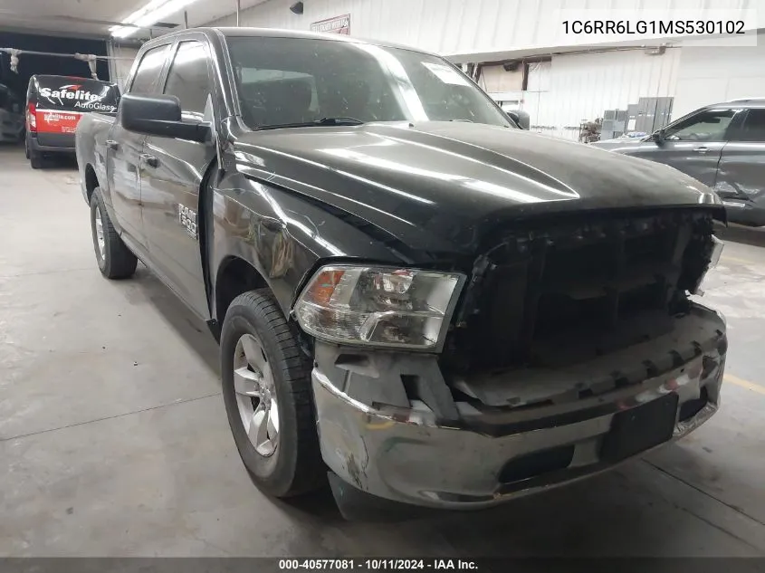 2021 Ram 1500 Classic Slt 4X2 5'7 Box VIN: 1C6RR6LG1MS530102 Lot: 40577081