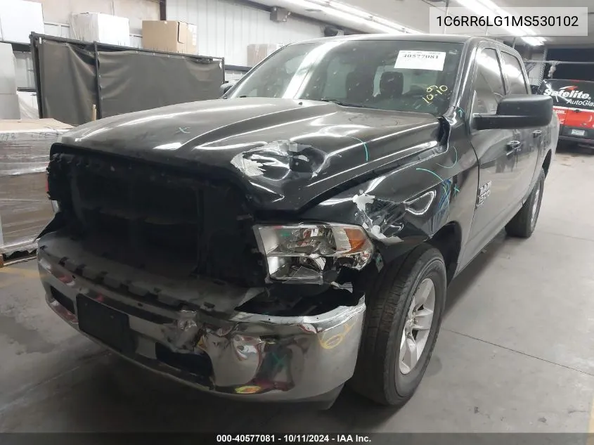 2021 Ram 1500 Classic Slt 4X2 5'7 Box VIN: 1C6RR6LG1MS530102 Lot: 40577081