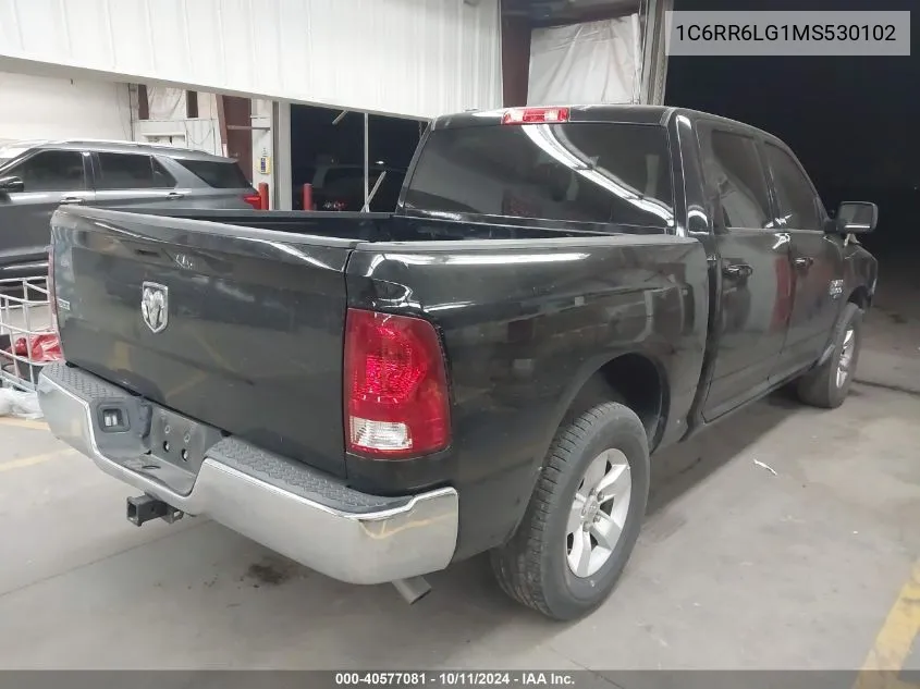 2021 Ram 1500 Classic Slt 4X2 5'7 Box VIN: 1C6RR6LG1MS530102 Lot: 40577081