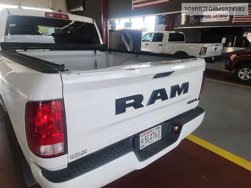 2021 Ram 1500 Classic Express 4X4 6'4 Box VIN: 1C6RR7FG8MS574583 Lot: 40597544