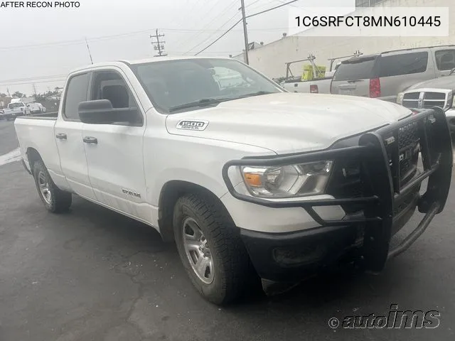 2021 Ram 1500 Tradesman 4X4 6'4 Box VIN: 1C6SRFCT8MN610445 Lot: 40613883