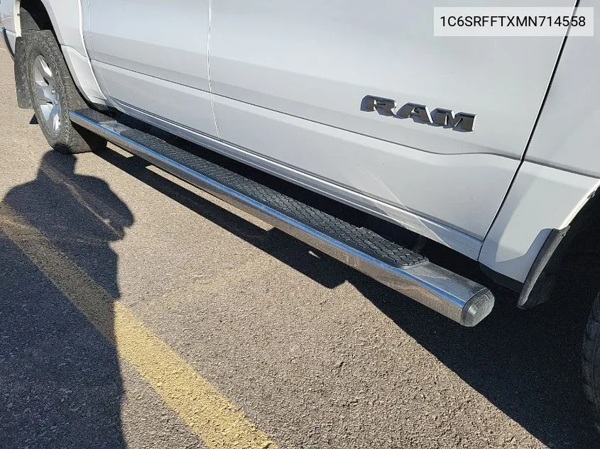 2021 Ram 1500 Lone Star 4X4 5'7 Box VIN: 1C6SRFFTXMN714558 Lot: 40637631